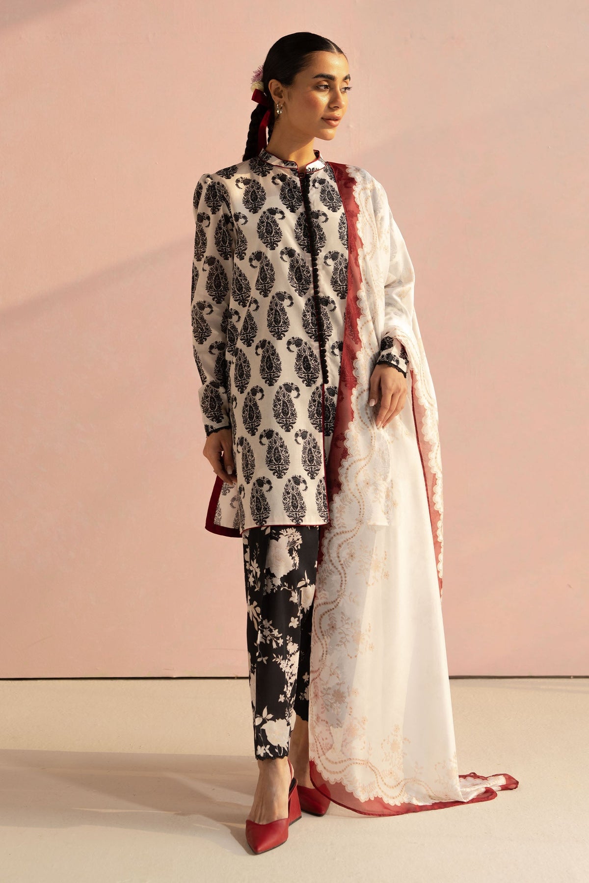 Zara Shahjahan | Coco Prints 25 | Paisley-6A -  Zara Shahjahan Ladies Clothes - Original Designer Dress - House of Maryam