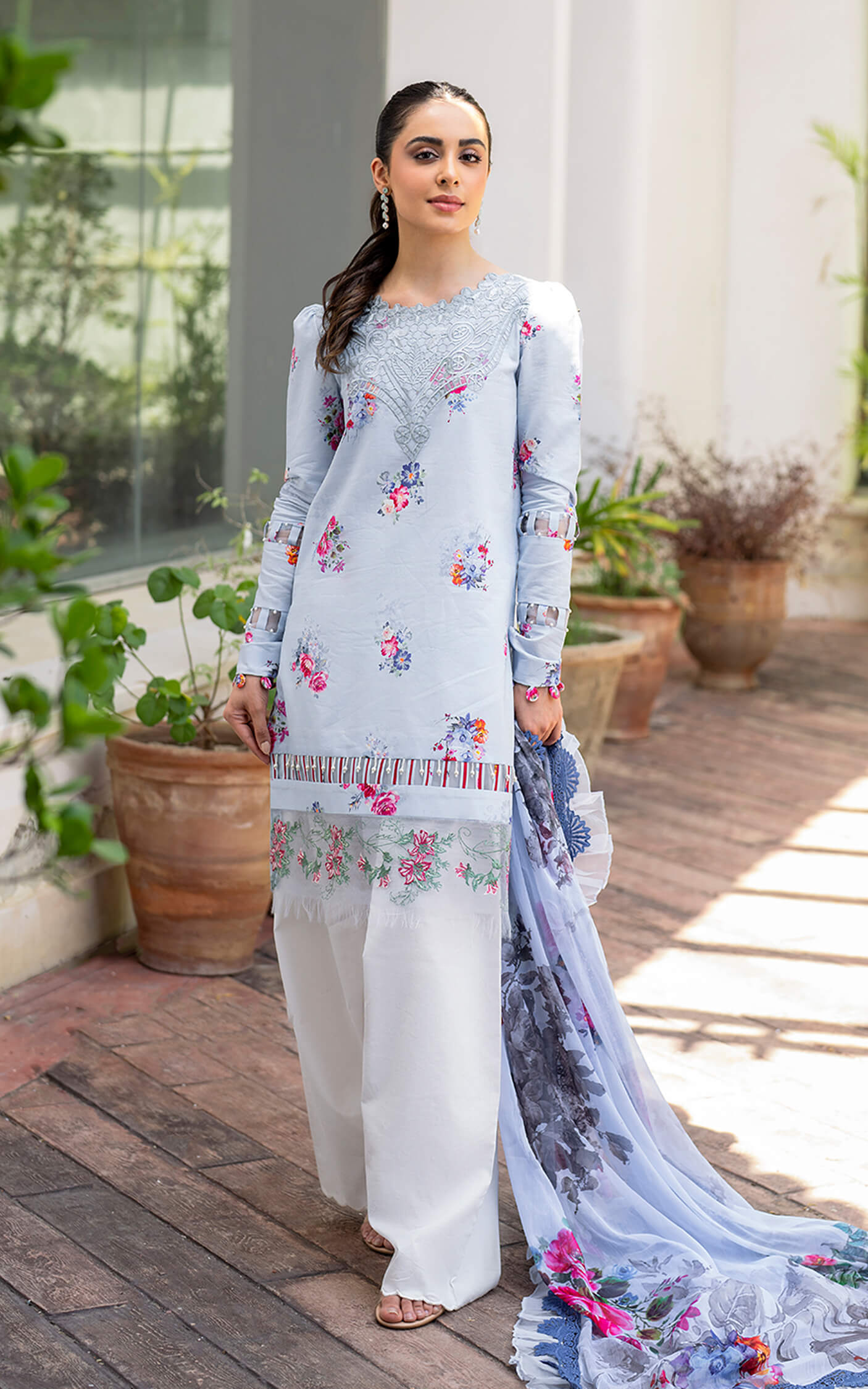 Asifa and Nabeel | Meraki Summer Vol 2 | Pankh MK-03 by Designer Asifa and Nabeel - House of Maryam - Pakistani Designer Ethnic Wear in {{ shop.shopifyCountryName }}