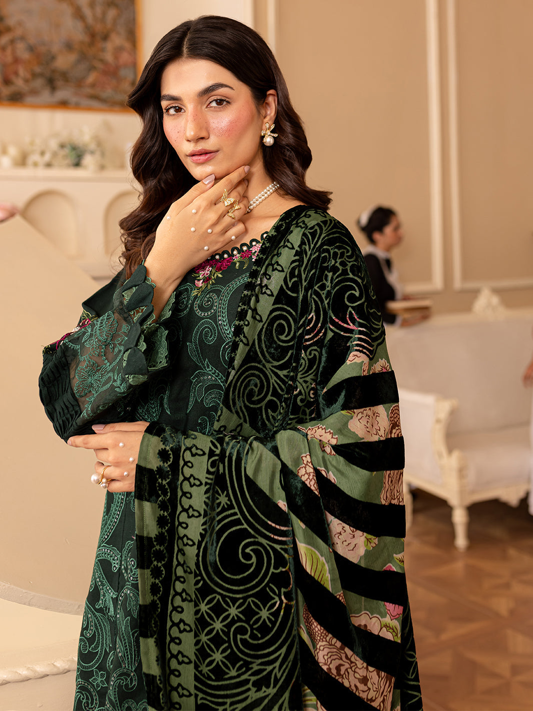 Parishay | Panache Winter | PN-03 by Designer Parishay - House of Maryam - Pakistani Designer Ethnic Wear in {{ shop.shopifyCountryName }}