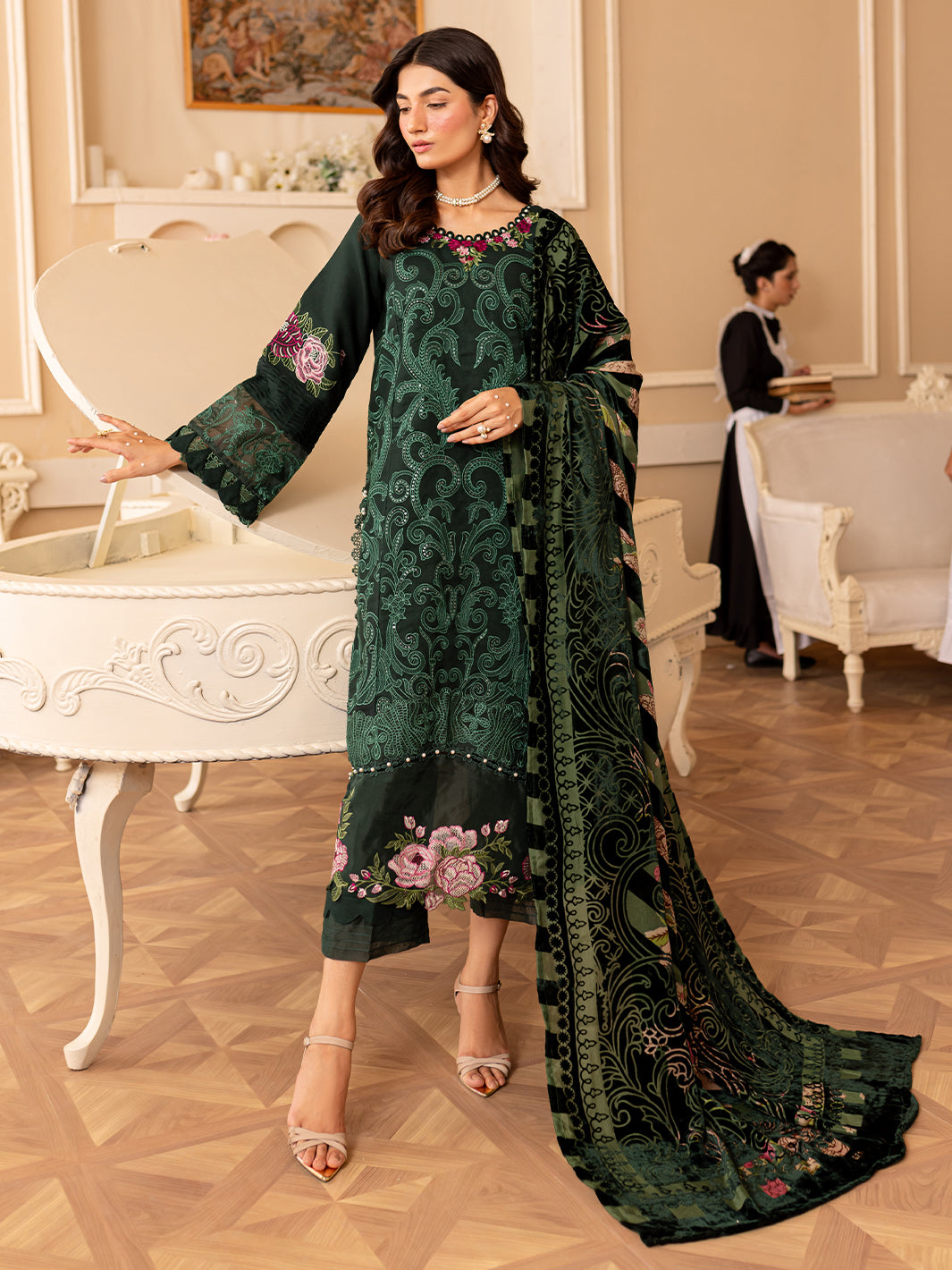 Parishay | Panache Winter | PN-03 by Designer Parishay - House of Maryam - Pakistani Designer Ethnic Wear in {{ shop.shopifyCountryName }}