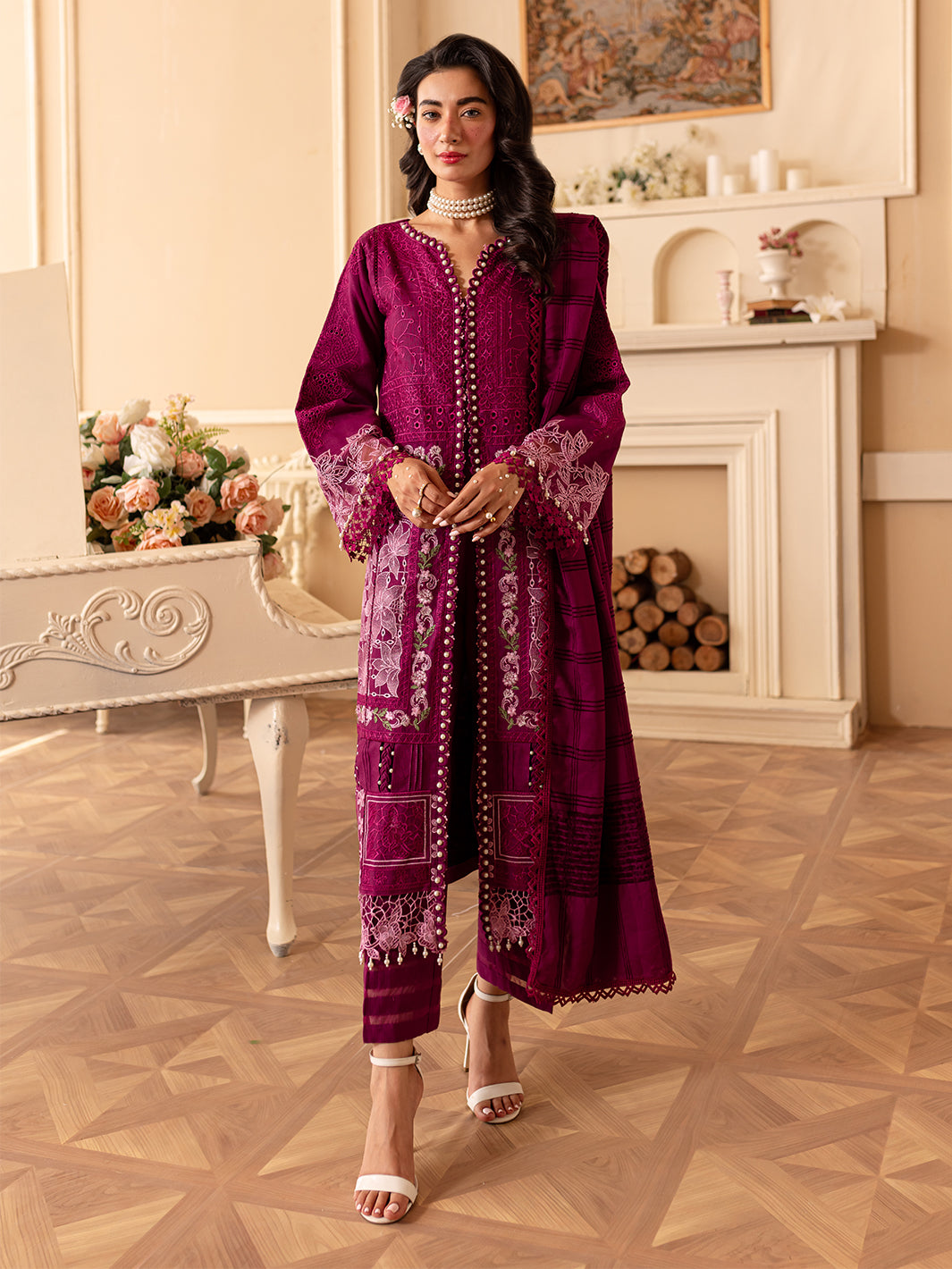 Parishay | Panache Winter | PN-07 by Designer Parishay - House of Maryam - Pakistani Designer Ethnic Wear in {{ shop.shopifyCountryName }}