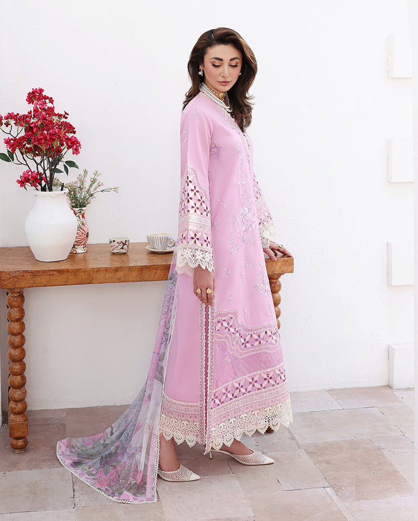 Roheenaz | Floral Reverie Luxury Lawn | Pastel Dream-2