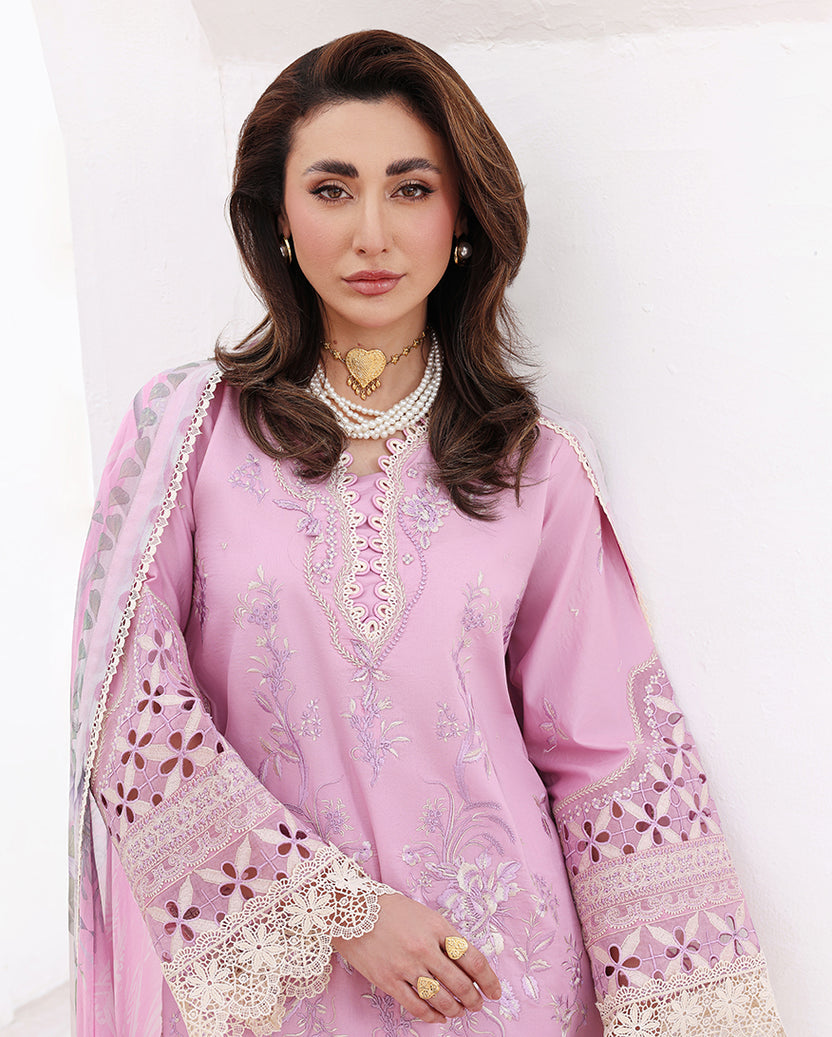 Roheenaz | Floral Reverie Luxury Lawn | Pastel Dream, image 3