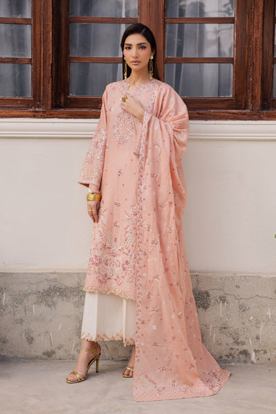 Batik | Feyre Luxury Lawn Eid Edit 26' | Peach Line 3Pc