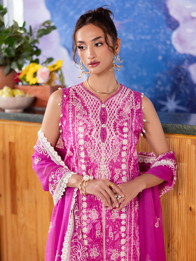 Mahnur | After Hours Luxury Lawn 25 | Peach Bellini -  Mahnur Ladies Clothes - Original Designer Dress - House of Maryam