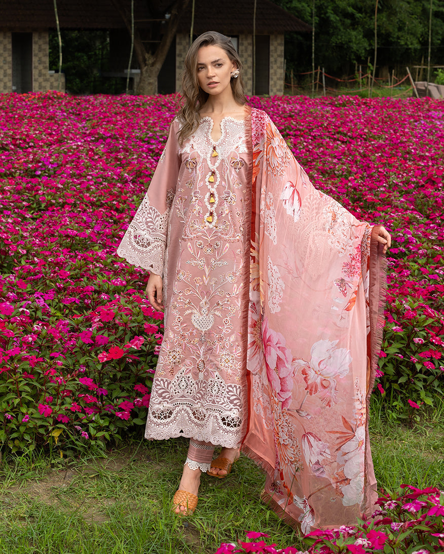 Mushq | Hemline the Secret Garden | Peach Blossom