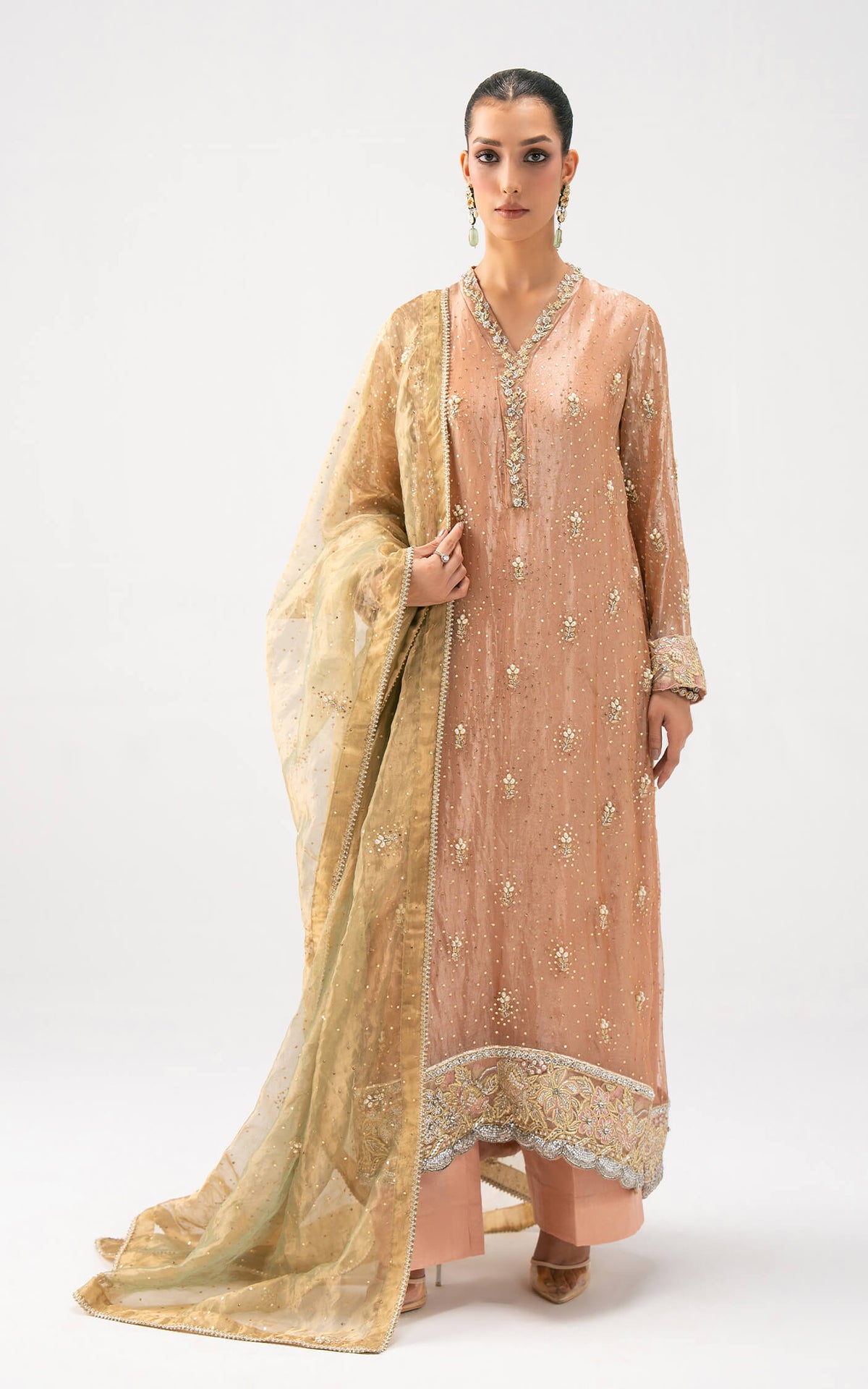 Asifa and Nabeel | Lyle Luxury Formals 25 | Peach Aura