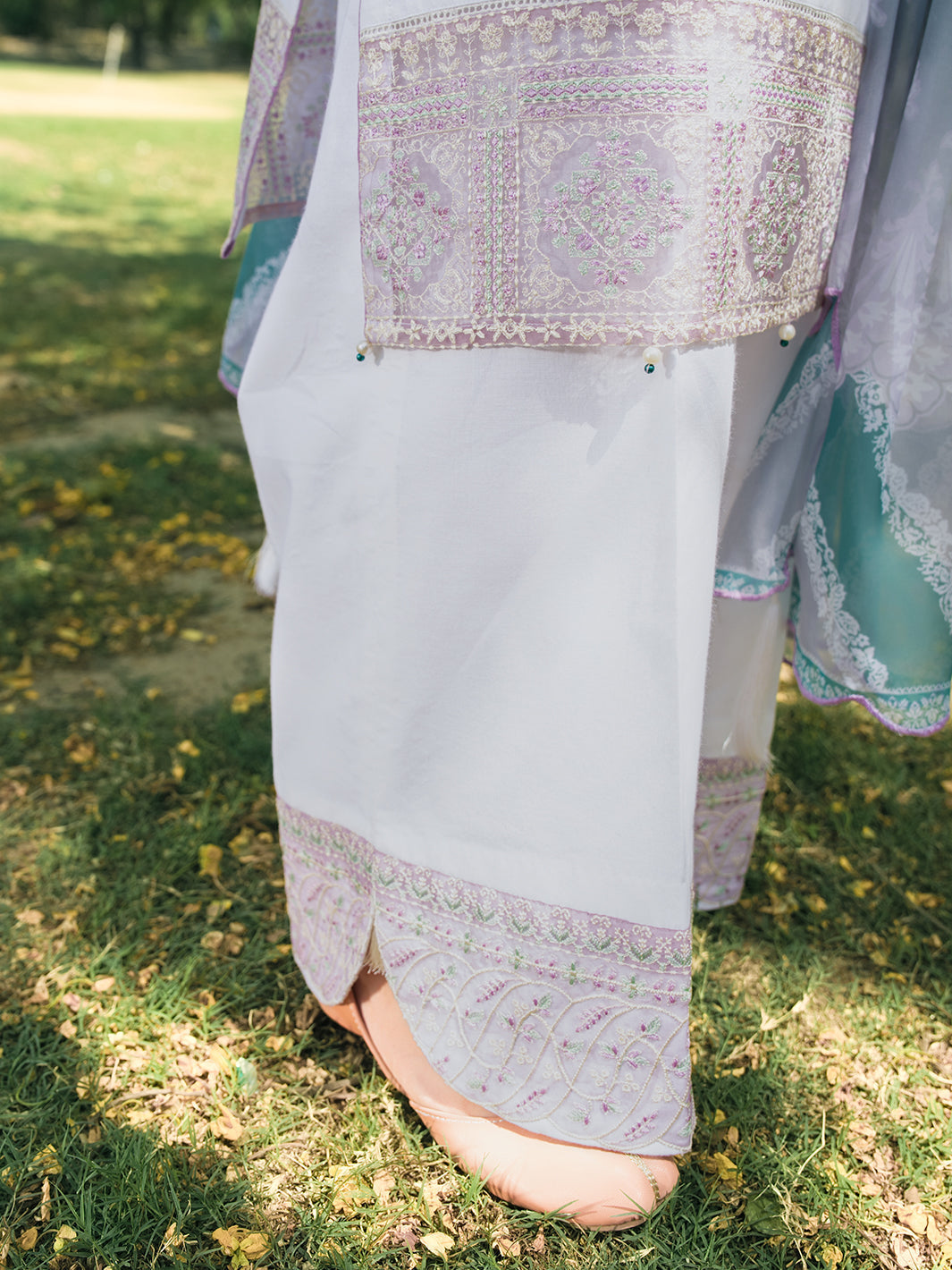 Hemstitch | The Garden Lawn | Pearl Petal-4