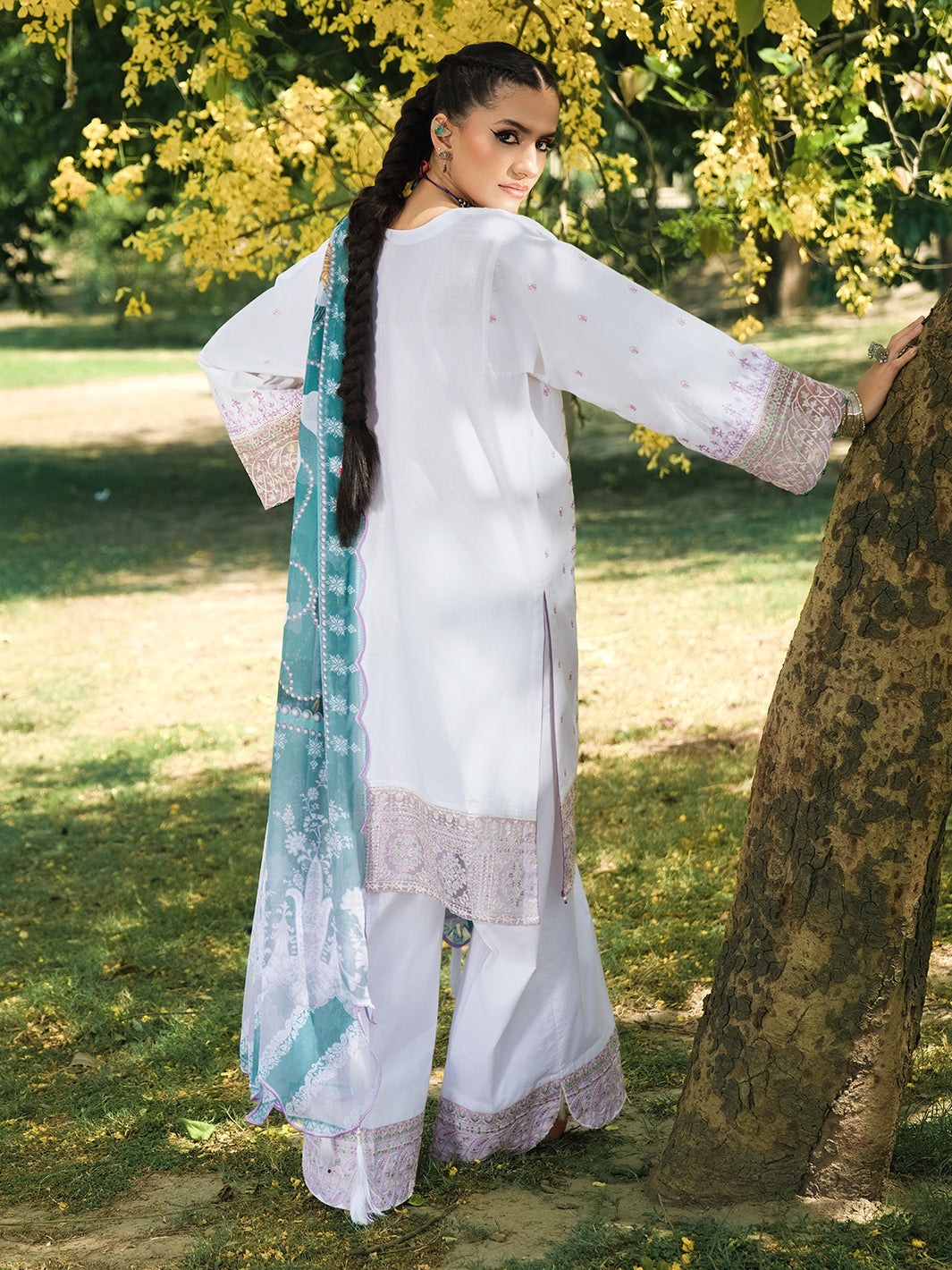 Hemstitch | The Garden Lawn | Pearl Petal-2