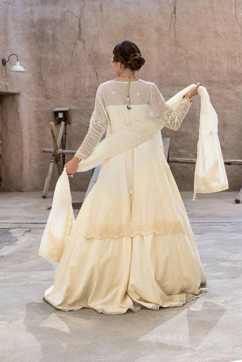 Kara | Kamdani Festive Collection | Pearl Whisper -  Kara Ladies Clothes - Original Designer Dress - House of Maryam