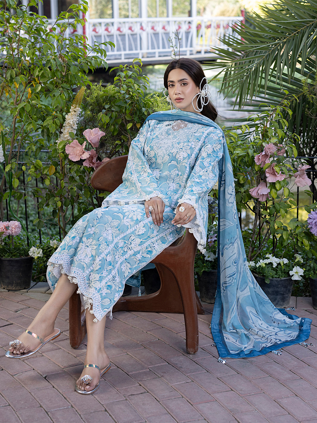 Izel | Oh Spring Lawn 25 | PEARL -  Izel Ladies Clothes - Original Designer Dress - House of Maryam