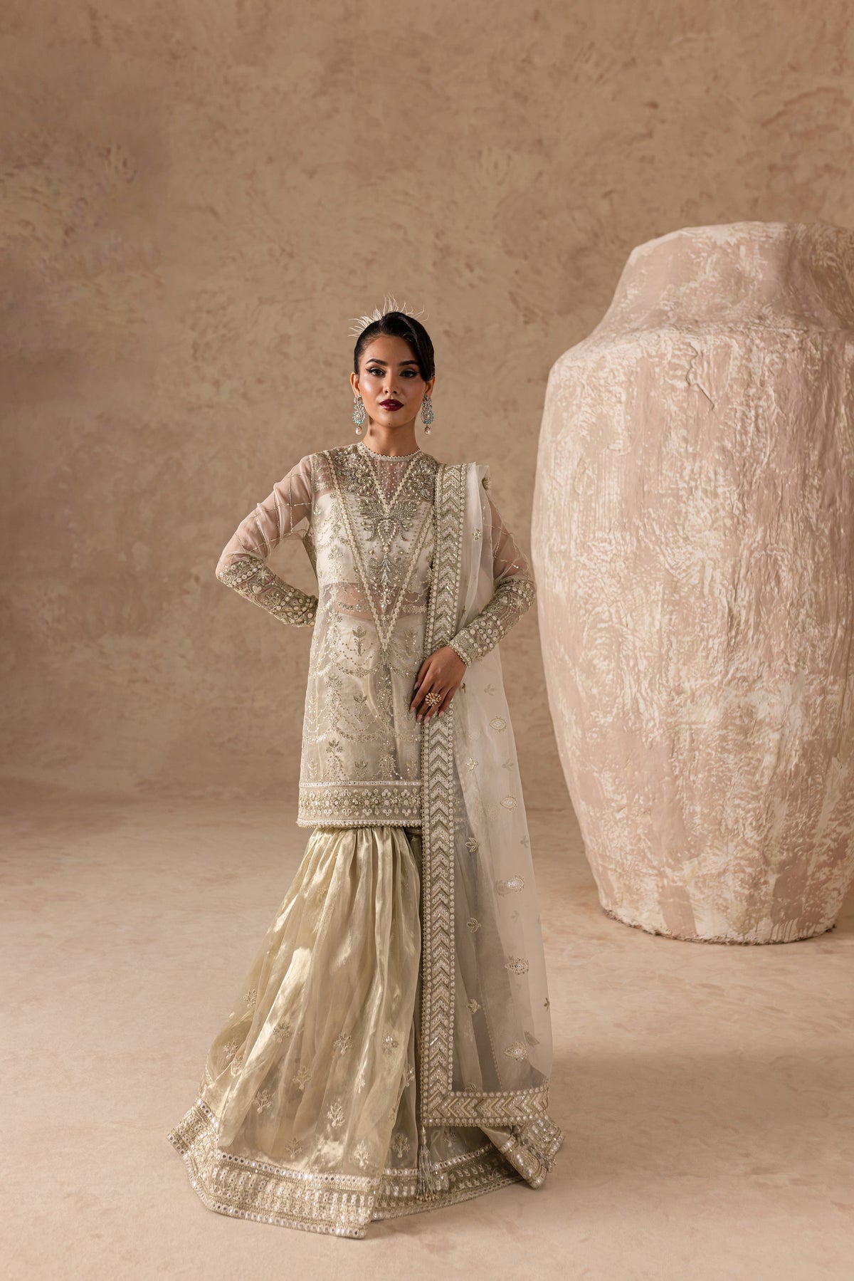 Imran Ramzan | Chèrie | Pearl Reverie -  Imran Ramzan Clothing - Original Designer Dress - House of Maryam