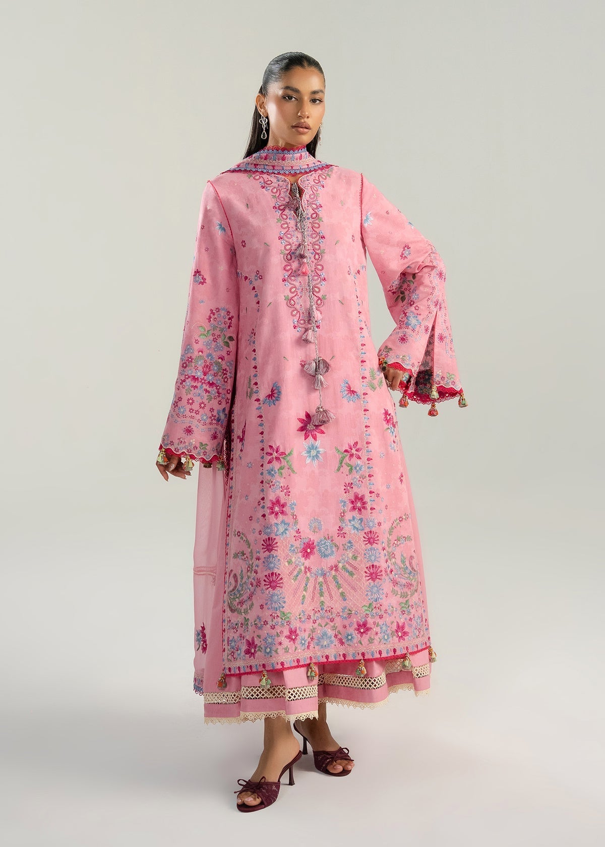Hussain Rehar | Zan SS26 | Pembe, image 2