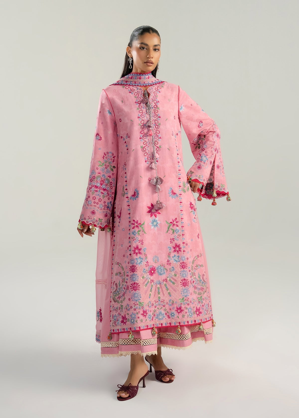 Hussain Rehar | Zan SS26 | Pembe, image 2