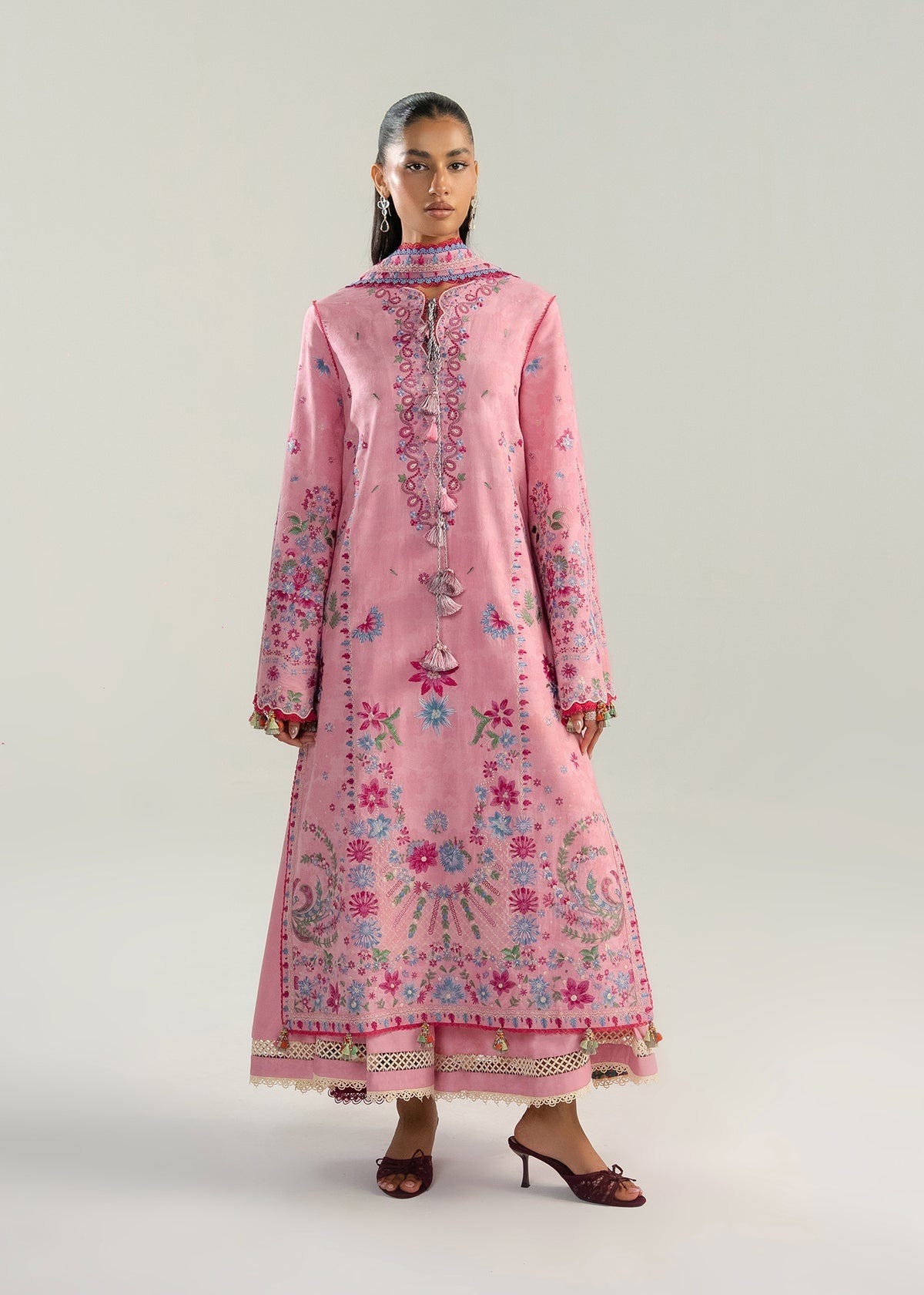 Hussain Rehar | Zan SS26 | Pembe