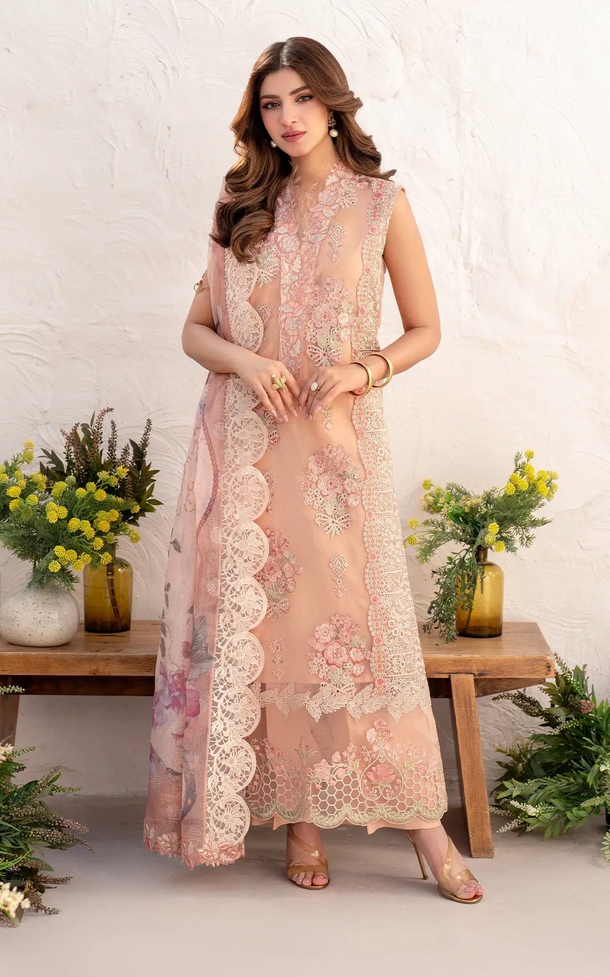Asifa and Nabeel | Azalia Summer 25 | Peony (AZL25-01) -  Asifa and Nabeel Ladies Clothes - Original Designer Dress - House of Maryam
