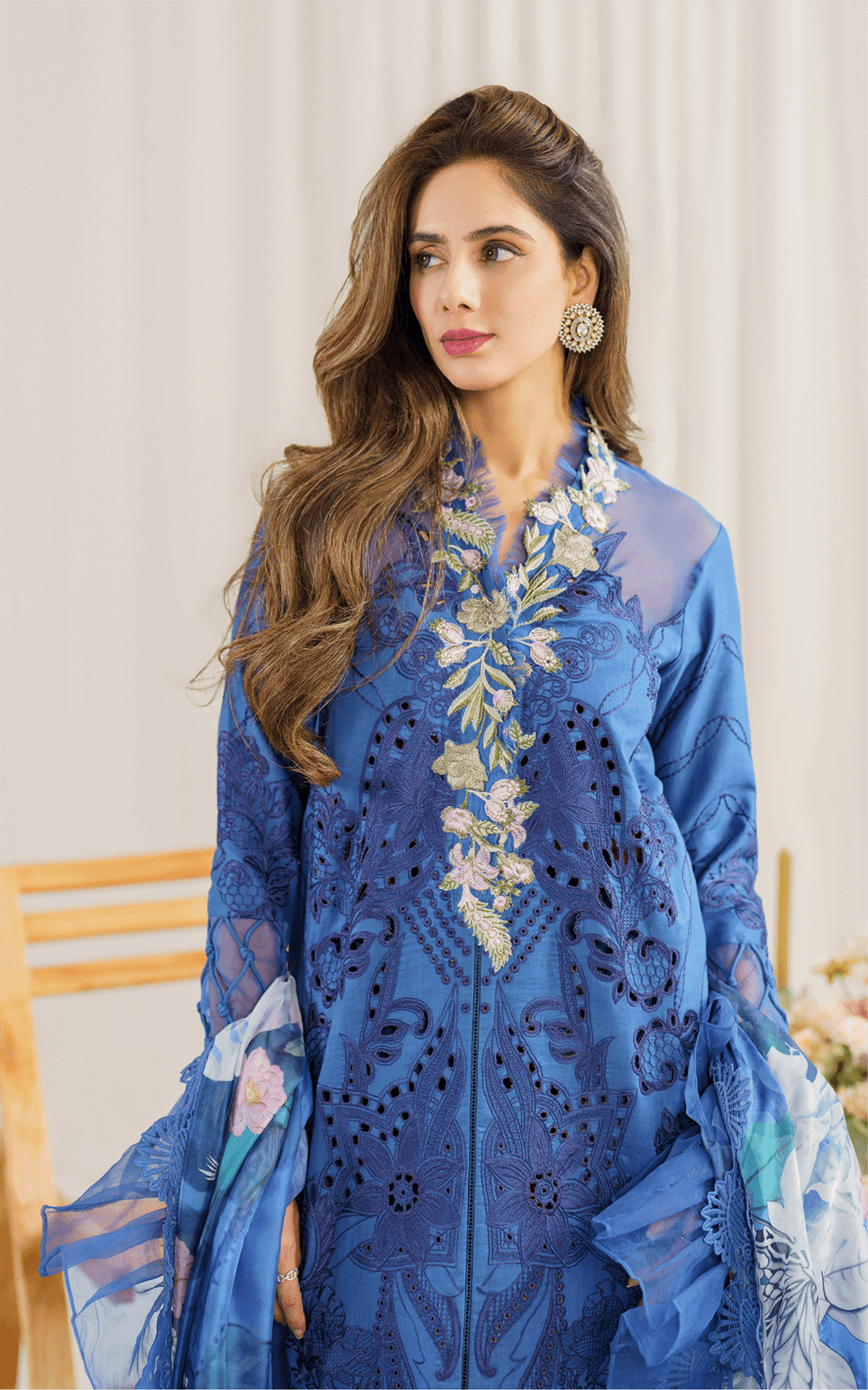 Asifa and Nabeel | Pretty in Pink Limited Edition | Peri Winkle (PP-4) by Designer Asifa and Nabeel - House of Maryam - Pakistani Designer Ethnic Wear in {{ shop.shopifyCountryName }}