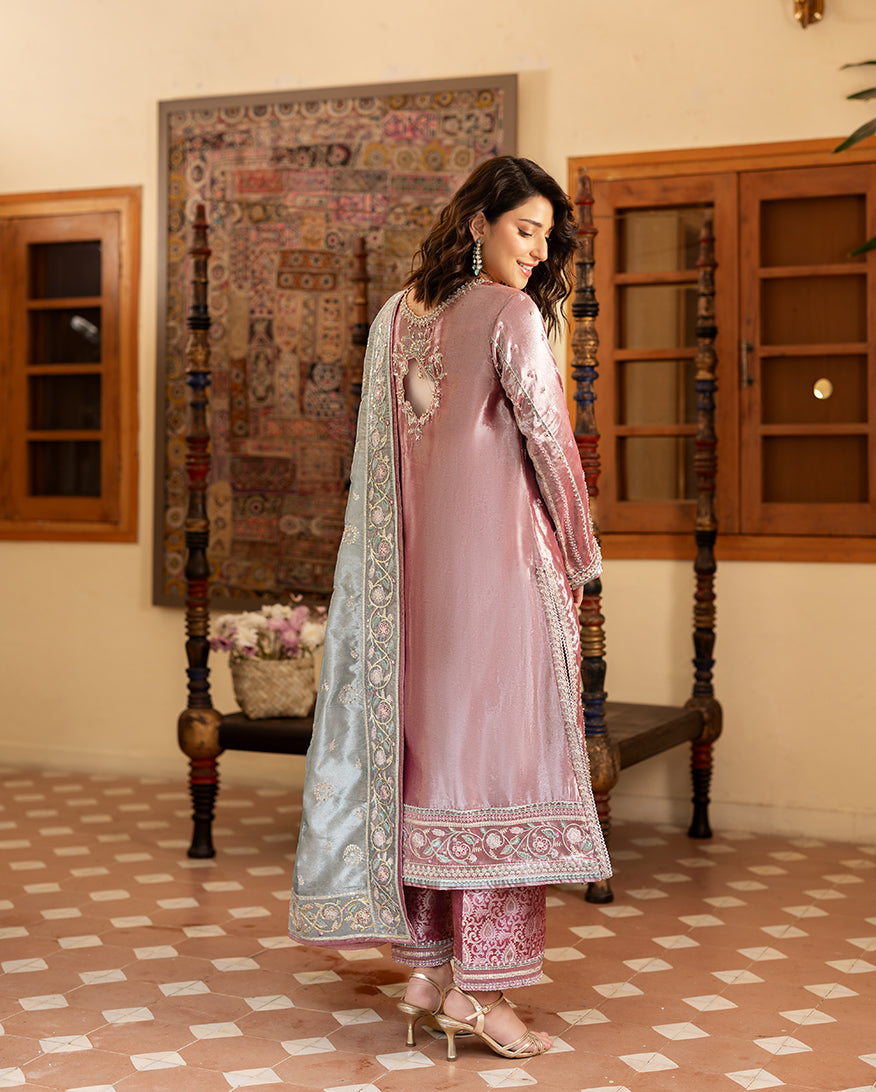 Mushq | Sunehri Lama Silk | Periwesh, image 2
