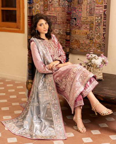 Mushq | Sunehri Lama Silk | Periwesh