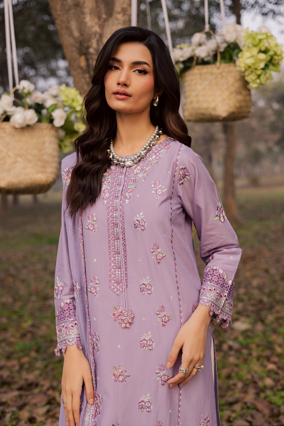 Batik | Soleil Luxury Lawn Edit 26' | Periwinkle 3Pc, image 5
