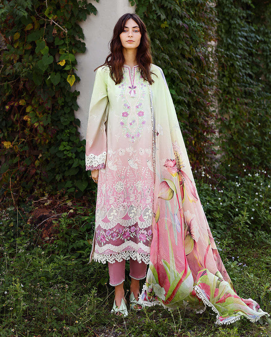 Mushq | Solace Ombre Chikankari | Petal Pull, image 6
