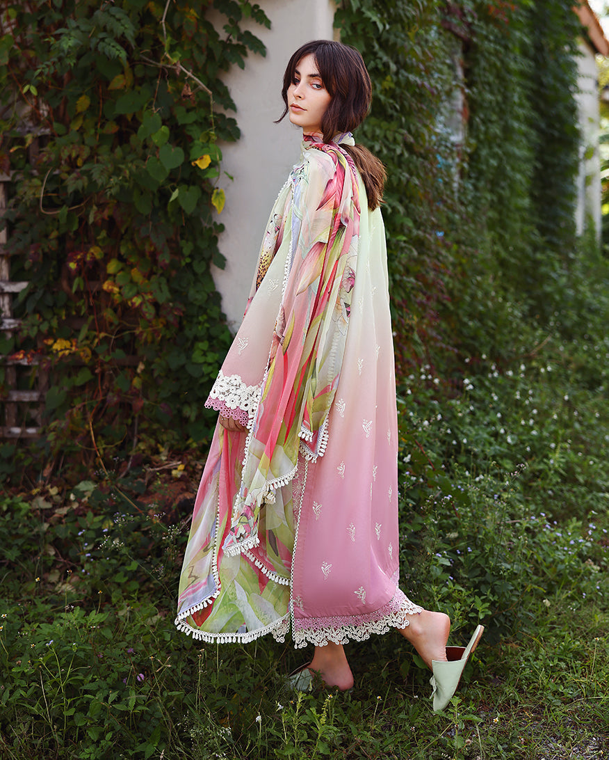 Mushq | Solace Ombre Chikankari | Petal Pull, image 2