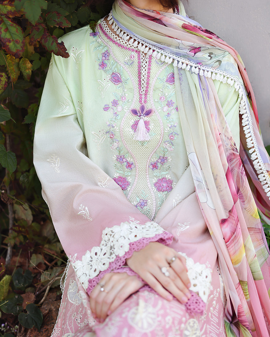 Mushq | Solace Ombre Chikankari | Petal Pull, image 3