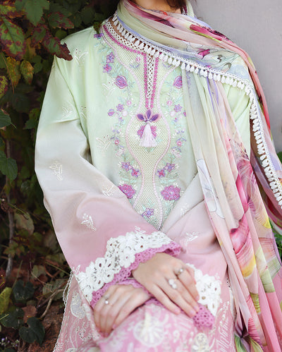 Mushq | Solace Ombre Chikankari | Petal Pull