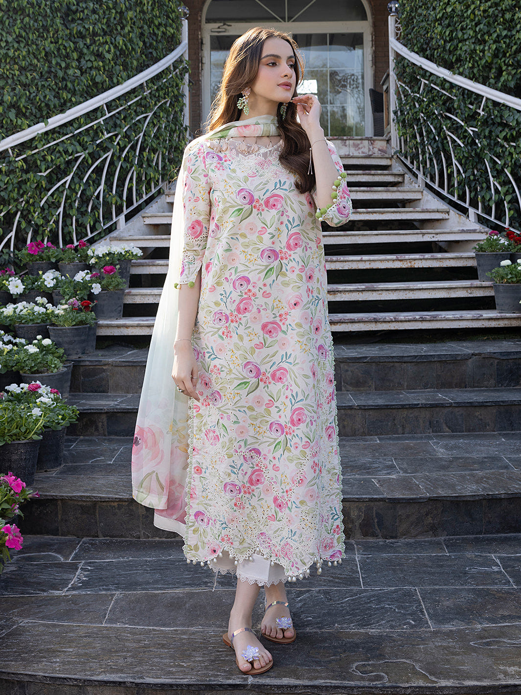 Izel | Oh Spring Lawn 25 | PETAL -  Izel Ladies Clothes - Original Designer Dress - House of Maryam