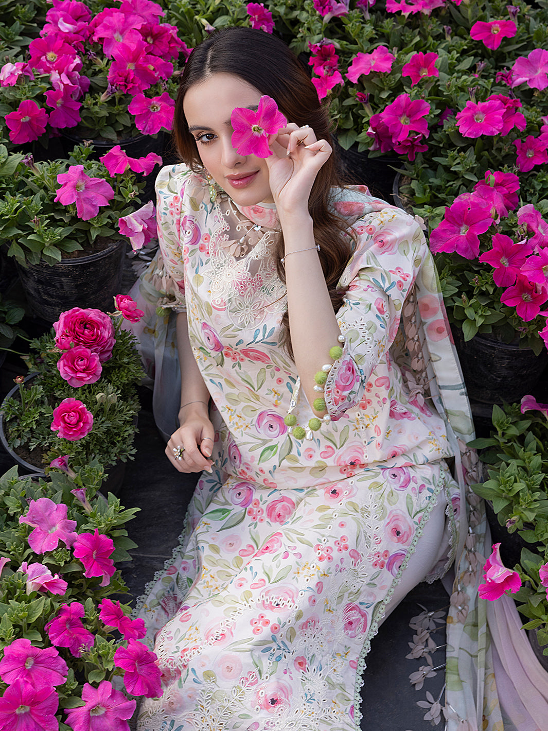 Izel | Oh Spring Lawn 25 | PETAL -  Izel Ladies Clothes - Original Designer Dress - House of Maryam