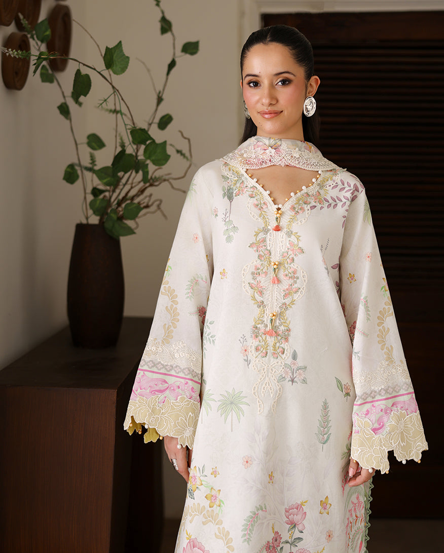 Roheenaz | Sunlit Tales Printed Embroidered Edit | Petalbeam-4
