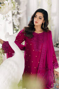 Azure | Ensembles Embroidered Formals | Petunia Plum by Designer Azure - House of Maryam - Pakistani Designer Ethnic Wear in {{ shop.shopifyCountryName }}