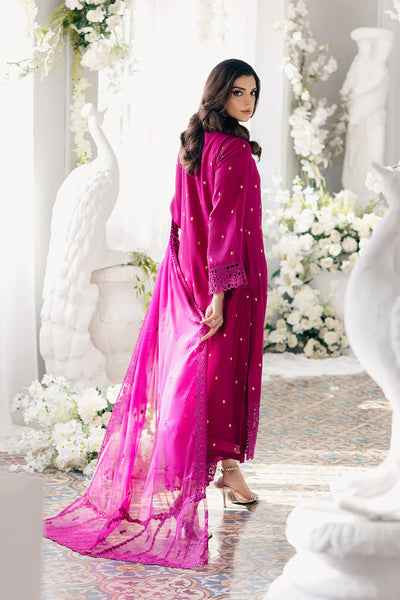 Azure | Ensembles Embroidered Formals | Petunia Plum -  Azure Formal - Original Designer Dress - House of Maryam