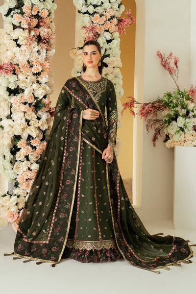 Alizeh | Luxury Raw Silk | AF-RS-03-PINE -  Alizeh Ladies Clothes - Original Designer Dress - House of Maryam