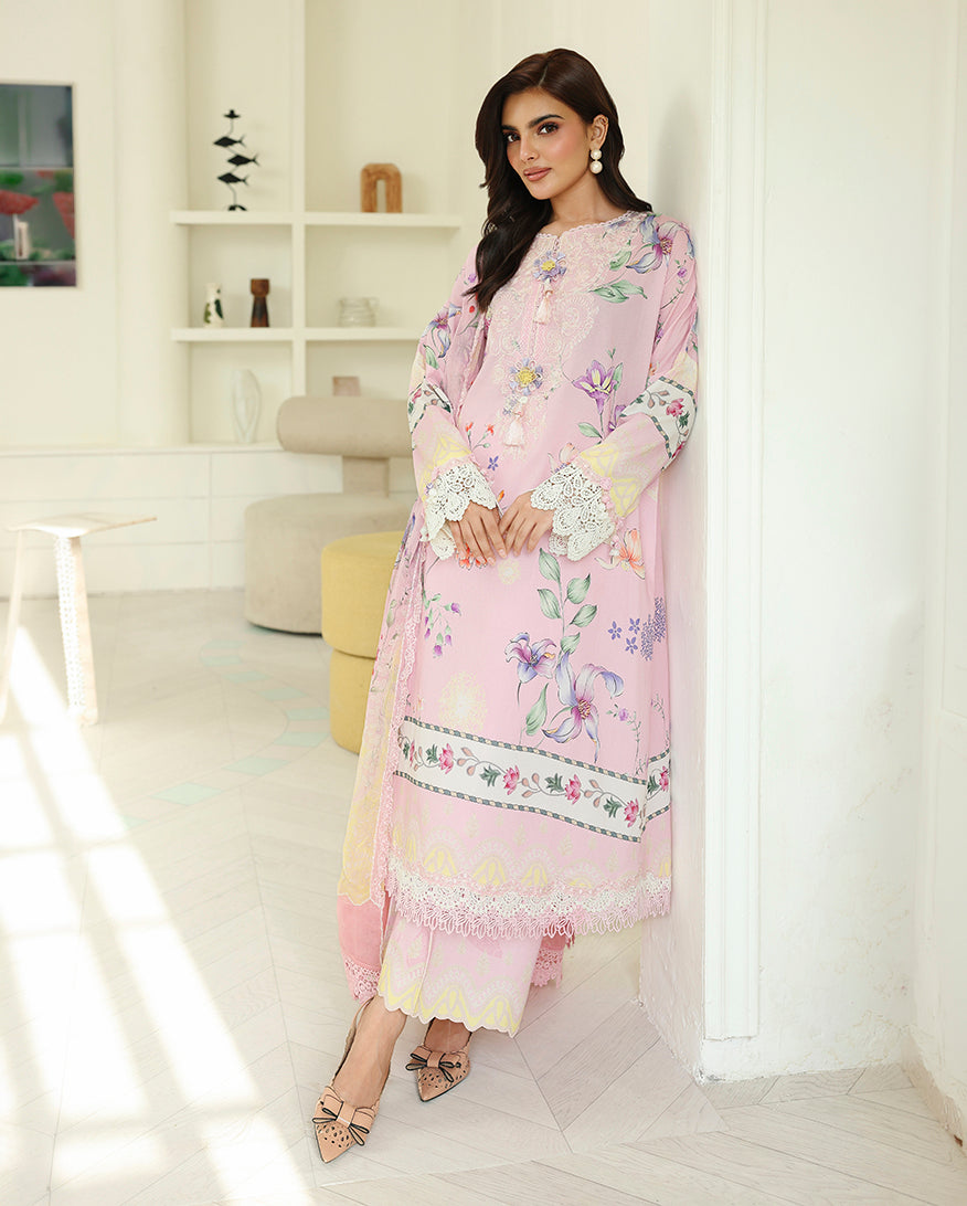 Roheenaz | Petals in Print | Pink Veil, image 2