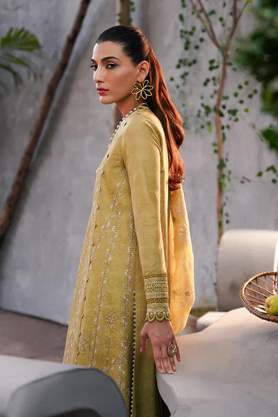 Suffuse Zayb olive green kurta and pants, photo 4