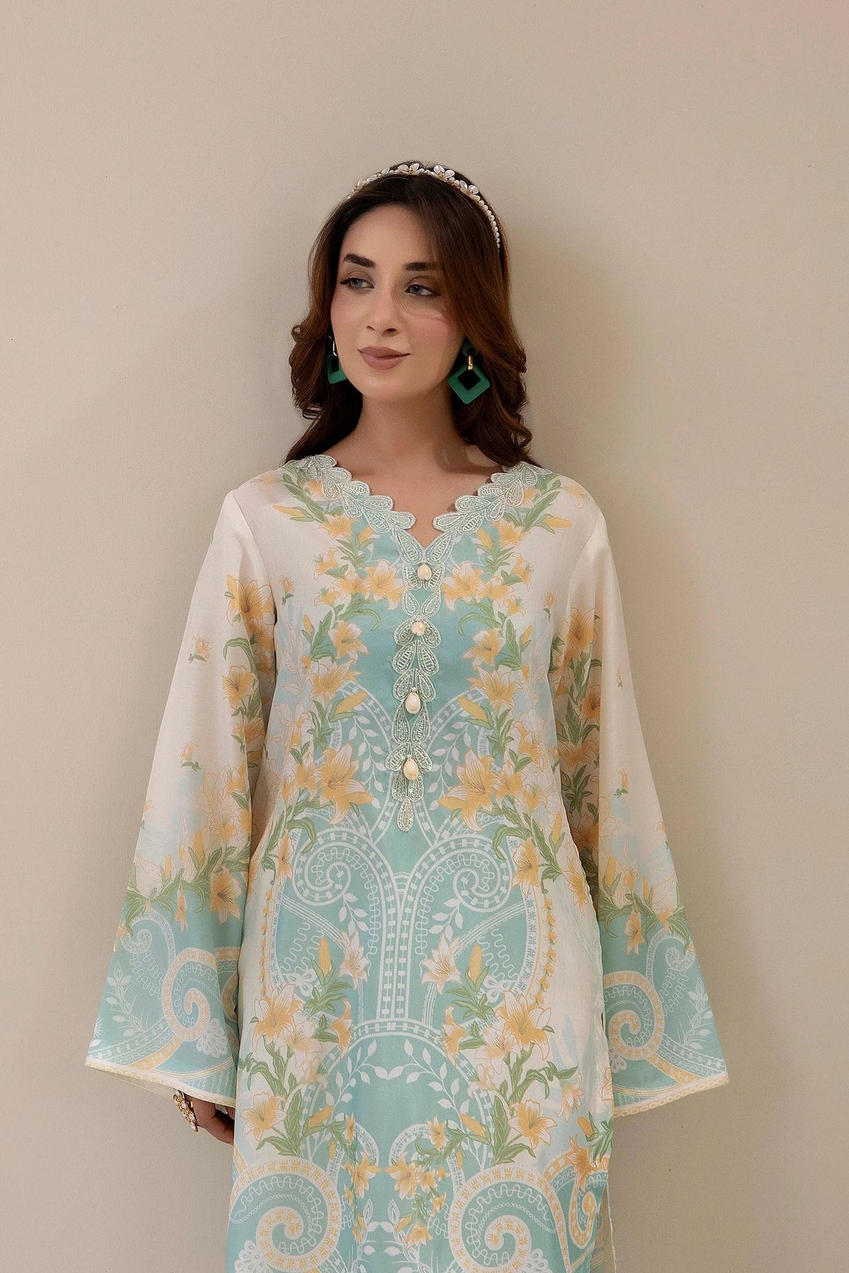 Adans Libas | Embrodiered Co Ord Sets | 4201-4