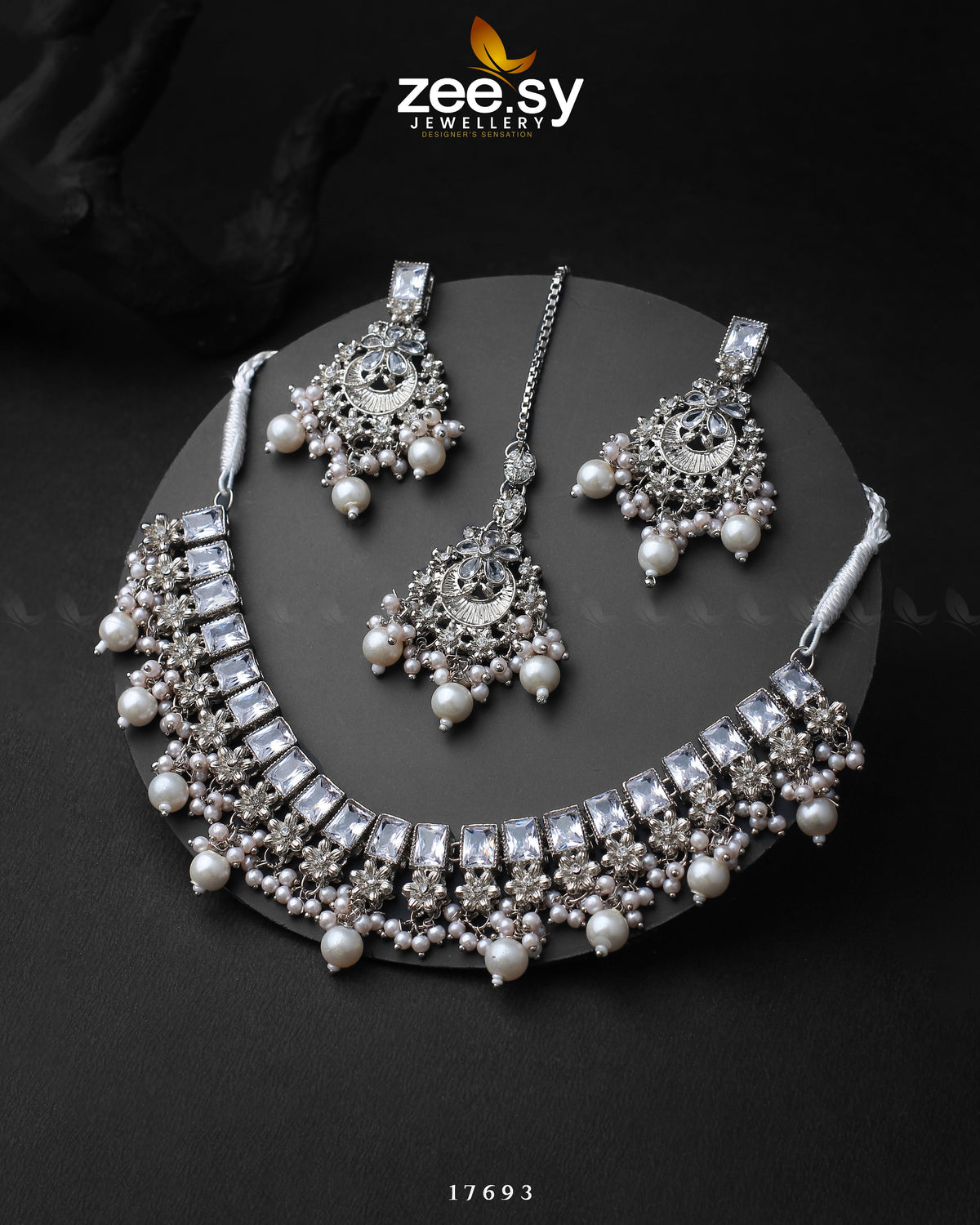 Prism Necklace -  Zeesy Necklace Sets - Original Designer Dress - House of Maryam