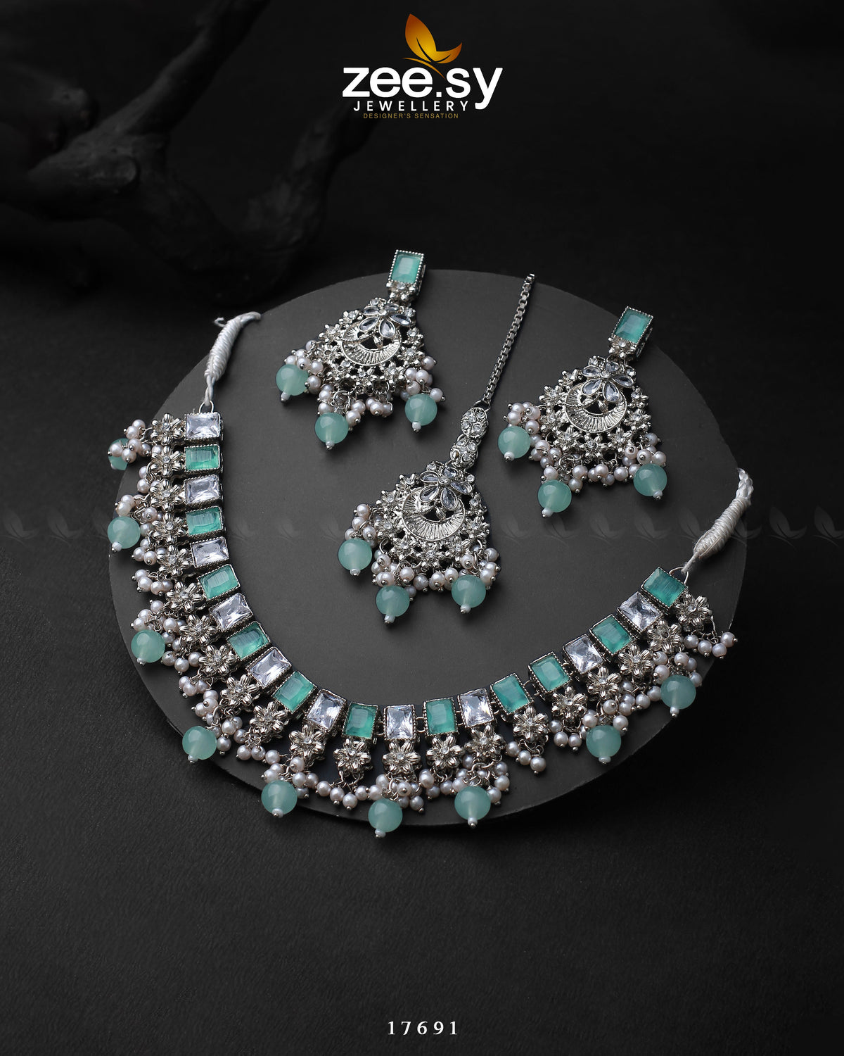 Prism Necklace -  Zeesy Necklace Sets - Original Designer Dress - House of Maryam