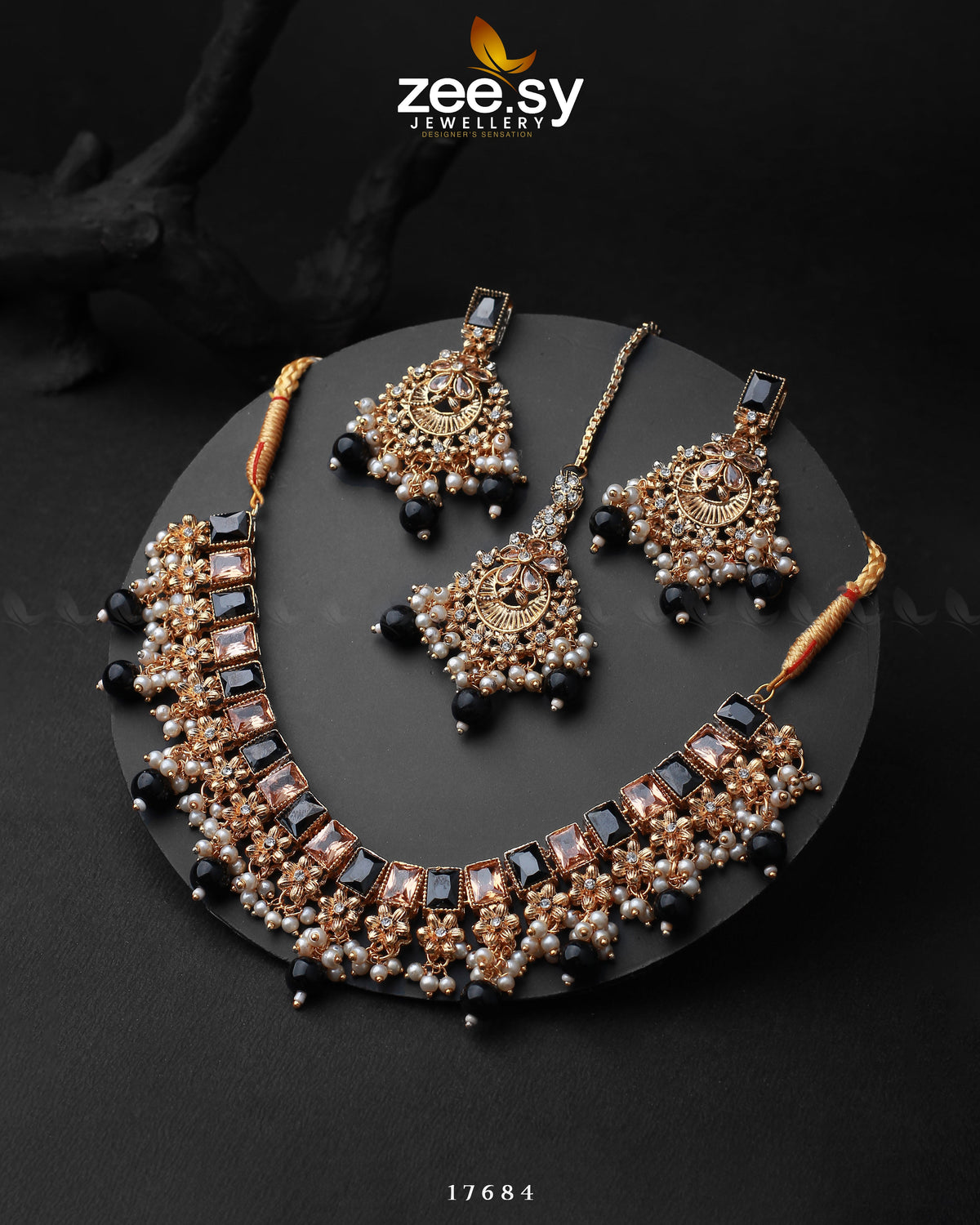 Prism Necklace -  Zeesy Necklace Sets - Original Designer Dress - House of Maryam