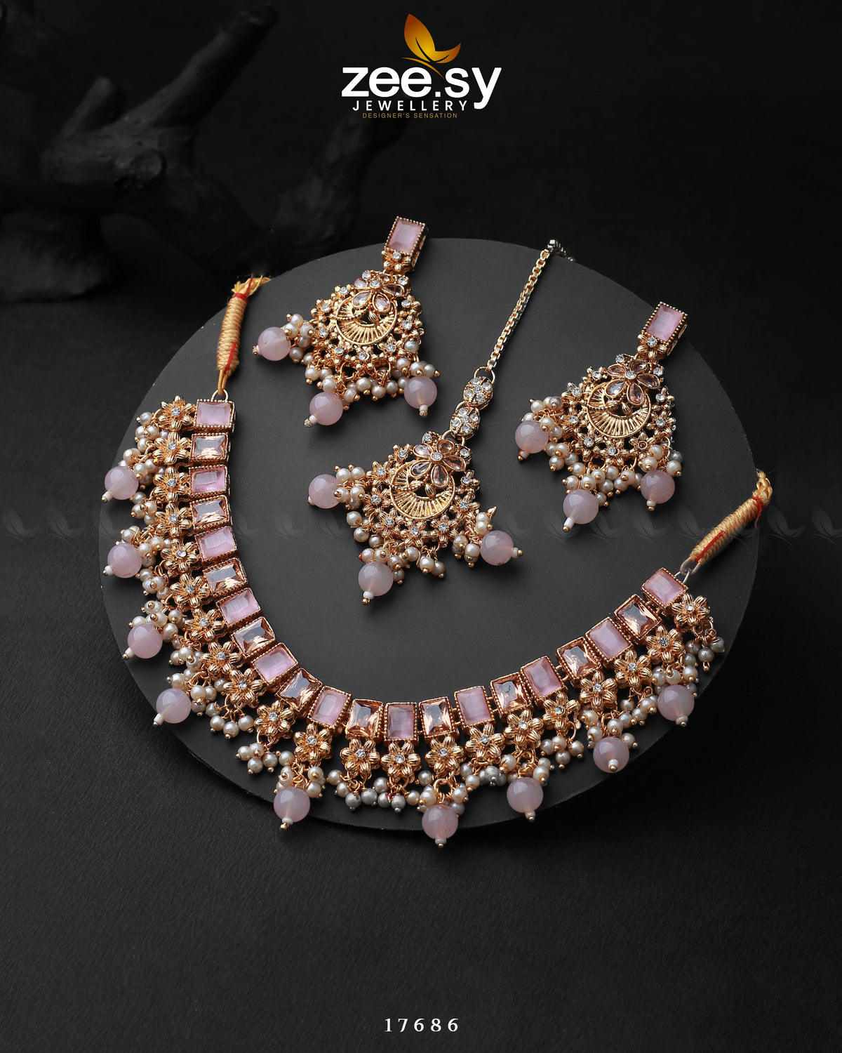 Prism Necklace -  Zeesy Necklace Sets - Original Designer Dress - House of Maryam