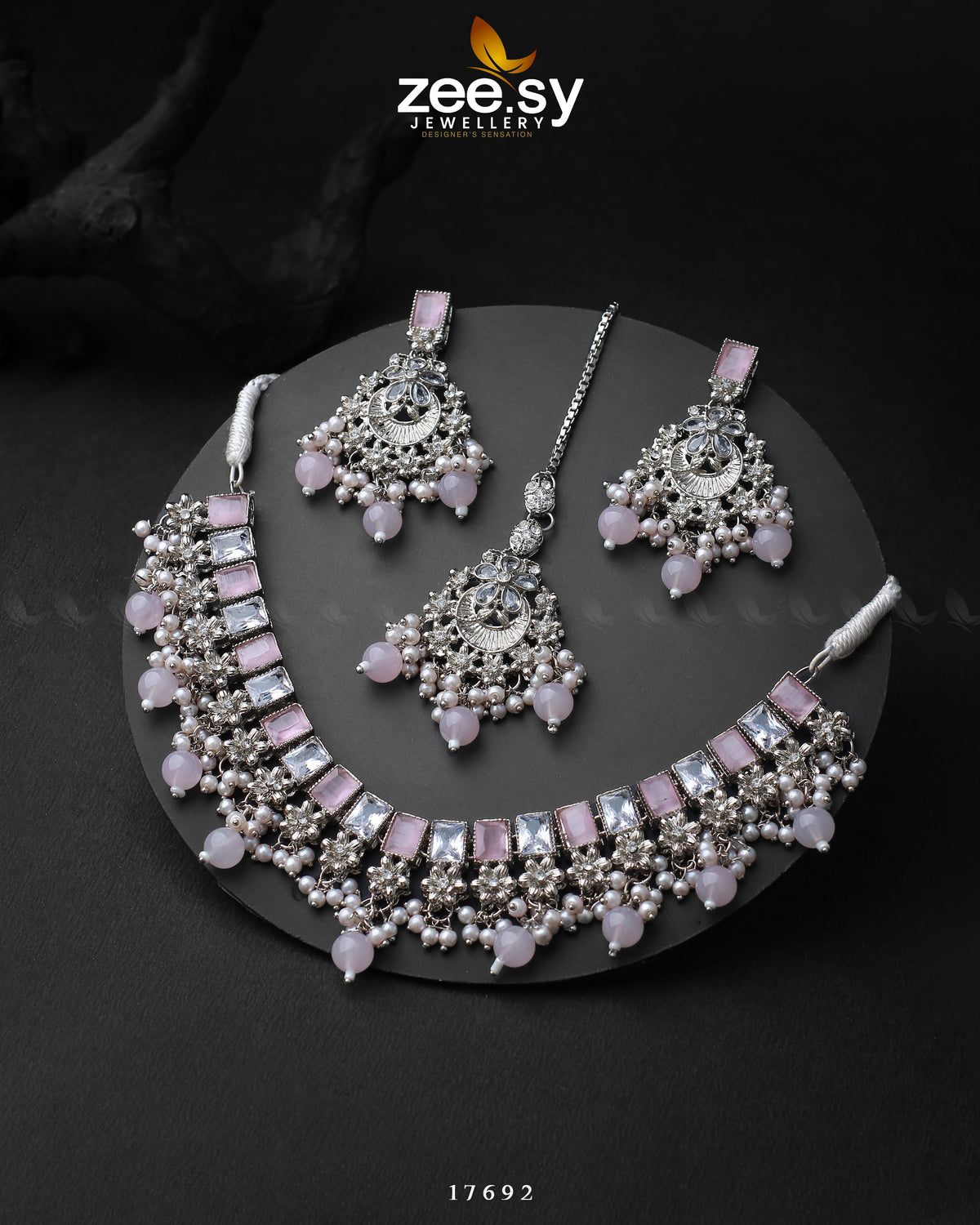 Prism Necklace -  Zeesy Necklace Sets - Original Designer Dress - House of Maryam