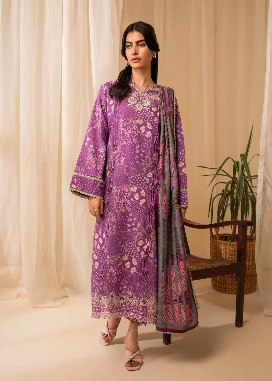 Nureh | Shades of Winter | SABRINA (AZ-02) by Designer Nureh - House of Maryam - Pakistani Designer Ethnic Wear in {{ shop.shopifyCountryName }}