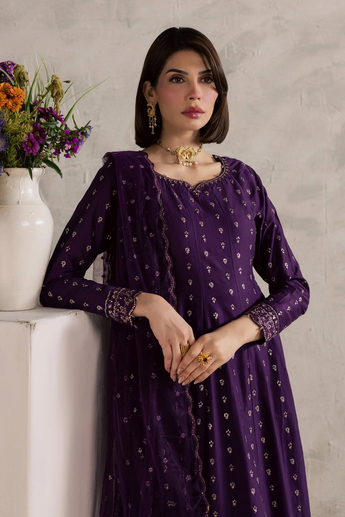 Batik | Festive Eid 26 | Purple Elaf, image 3