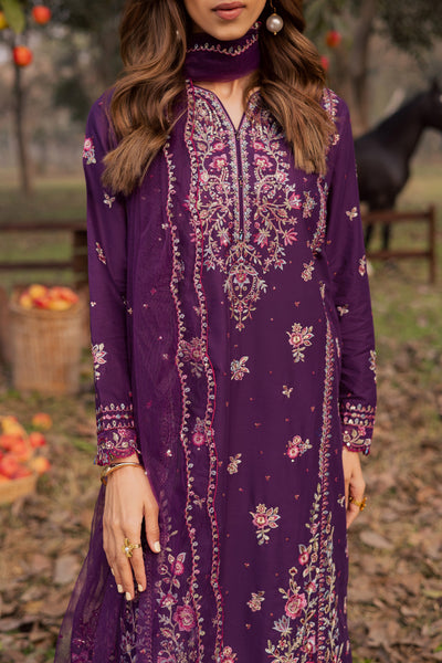 Batik | Soleil Luxury Lawn Edit 26' | Purple Garden 3Pc