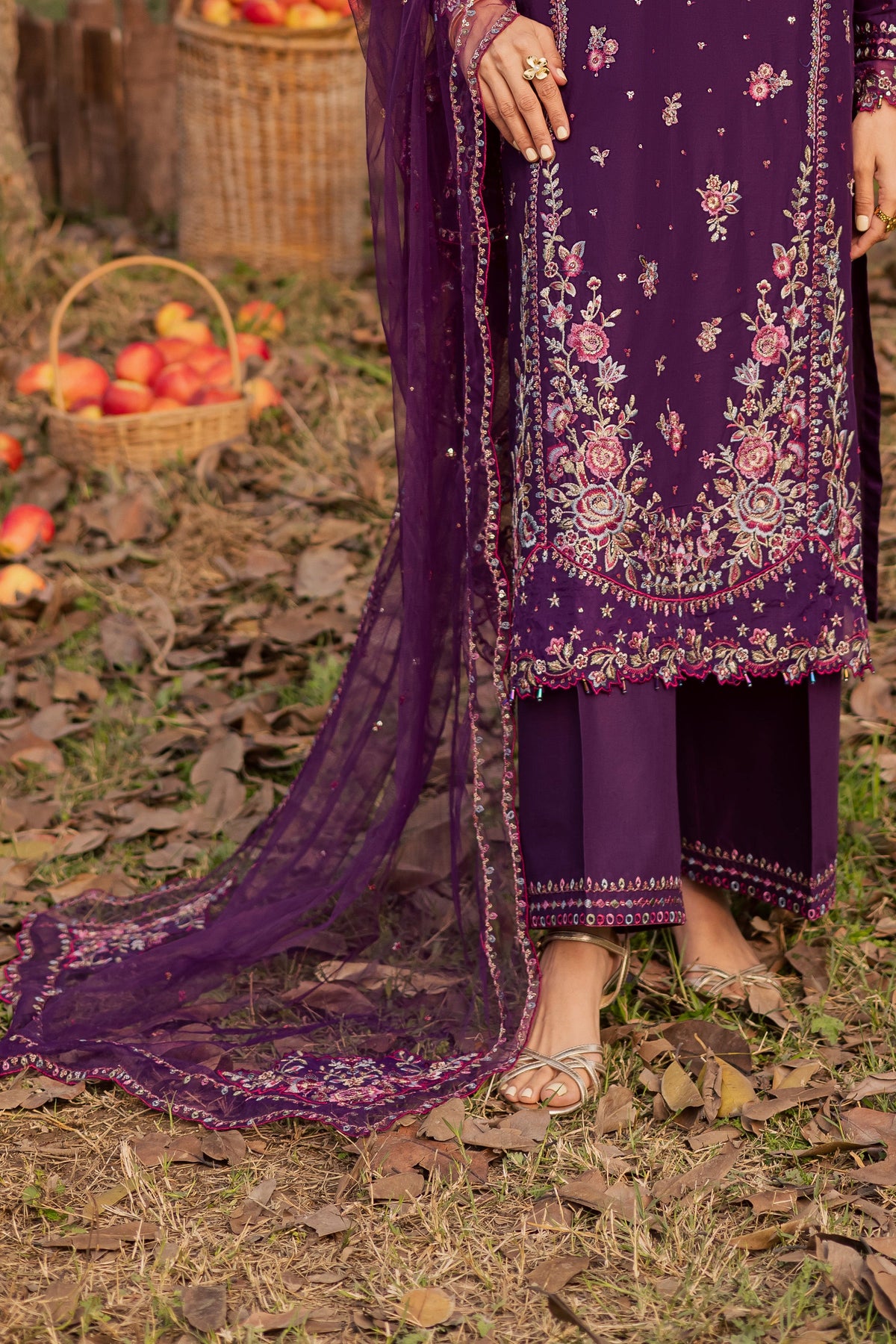 Batik | Soleil Luxury Lawn Edit 26' | Purple Garden 3Pc-8
