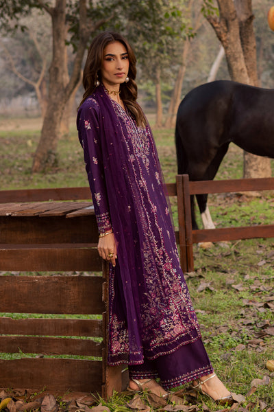 Batik | Soleil Luxury Lawn Edit 26' | Purple Garden 3Pc