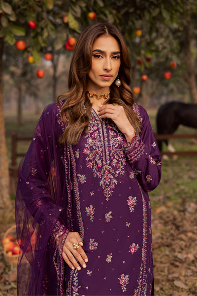 Batik | Soleil Luxury Lawn Edit 26' | Purple Garden 3Pc