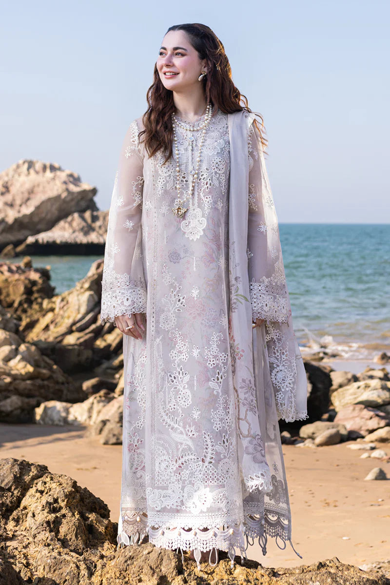 Qalamkar | Sahil Kinare Luxury Lawn | FP-11 EMIRA by Qalamkar - House of Maryam