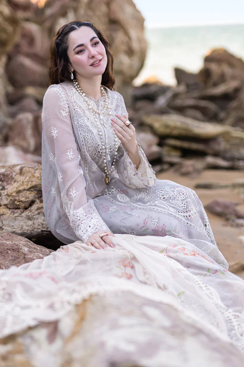 Qalamkar | Sahil Kinare Luxury Lawn | FP-11 EMIRA by Qalamkar - House of Maryam